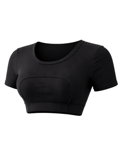 Lavani Fitted Crop Top