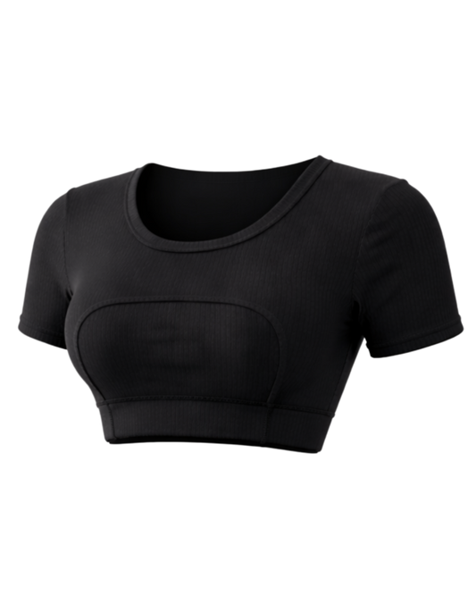 Lavani Fitted Crop Top